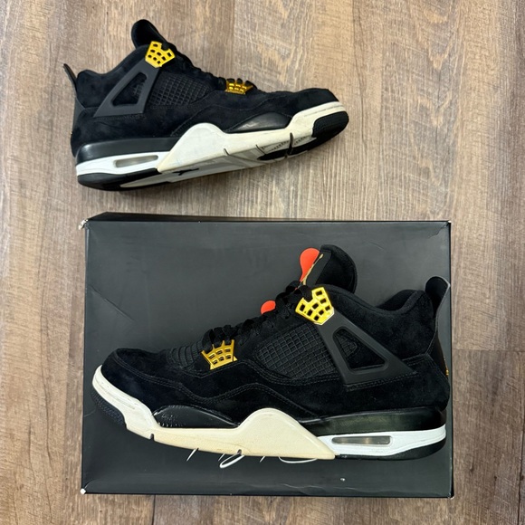 Nike Air Jordan 4 IV Retro Royalty Black Gold
